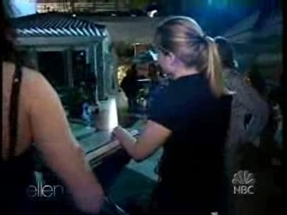 Une fan sur le tournage