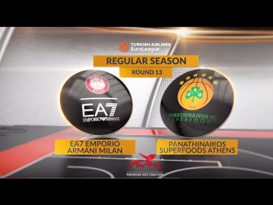 Highlights: EA7 Emporio Armani Milan-Panathinaikos Superfoods Athens