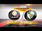 Highlights: Galatasaray Odeabank Istanbul - Zalgiris Kaunas