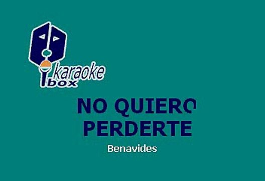 Manuel Mijares - No quiero perderte (Karaoke)