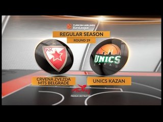Highlights: Crvena Zvezda mts Belgrade-Unics Kazan