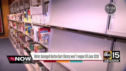 Burton Barr Library to be closed until next year