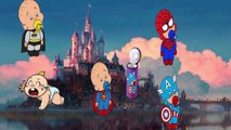 Wrong Milk Bottle Babies Spider man batman superman captain America - Song Johnny Yes papa