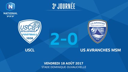 J3 : USCL - US Avranches MSM (2-0), le résumé