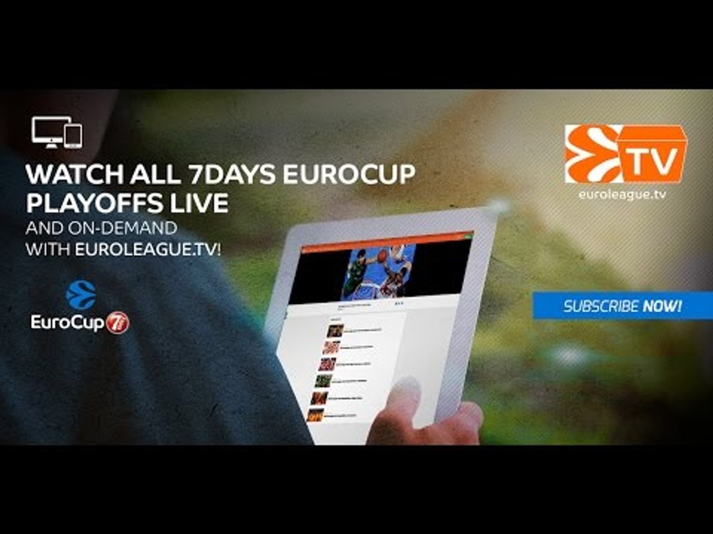 Follow the 7DAYS EuroCup playoffs live on the EuroLeague.TV OTT platform