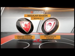 Highlights: Crvena Zvezda mts Belgrade-Olympiacos Piraeus