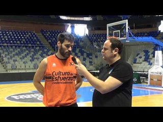 Video interview, Game 2: Fernando San Emeterio, Valencia Basket