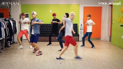 빅스(VIXX) - '대.다.나.다.너' 안무 연습 영상 (Practice 'G.R.8.U' dancing Video)