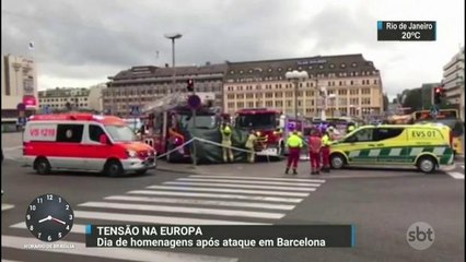 Europa fica em estado de alerta após ataque em Barcelona