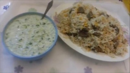 ارز بالحمص واللحم Chick peas and rice with meat II