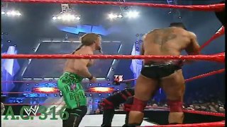 Kane vs Batista vs Chris Jericho vs RVD Over the Top Rope Challenge 1/13/2003