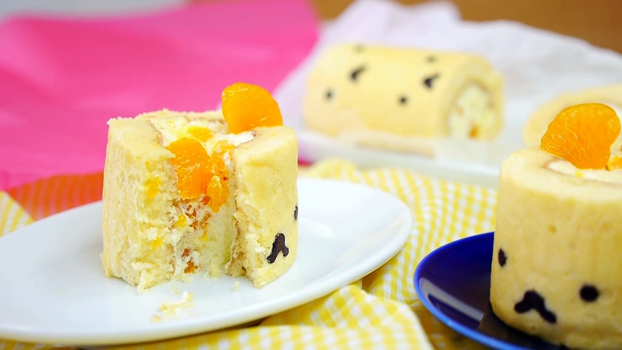 Little Orange Bear Roll Cake みかんクマちゃんロールケーキ