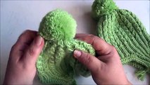 Oreilles Chapeau tricot avec avec oreilles chapeau tricot rayons Partie 1