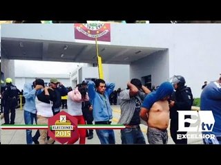 88 personas detenidas en Oaxaca / Elecciones 2015