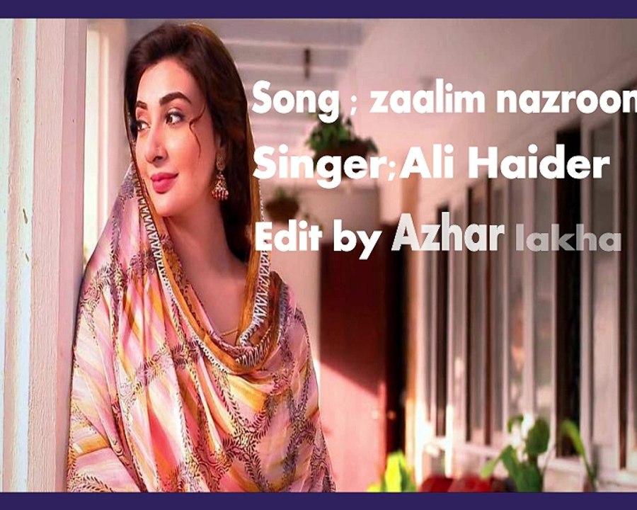 zalim nazroon sy tum na mujhko dekho mar jaunga by pak drama song and sung by ali haider