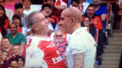 Winterburn vs Di Canio (Arsenal Legends v Ac Milan Legends)