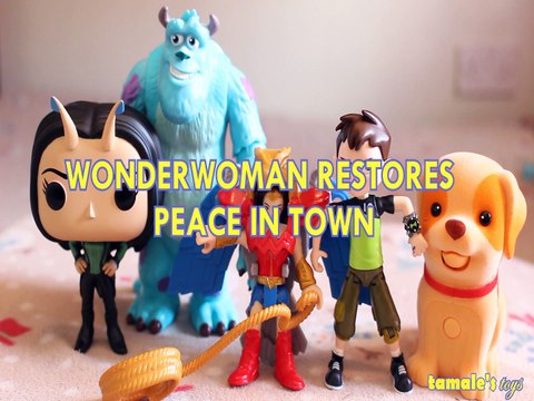 WONDERWOMAN RESTORES PEACE IN TOWN MANTIS SULLEY BEN 10 LITTLE LIVE PETS Toys BABY Videos, DC COMICS, GUARDIANS OF THE G