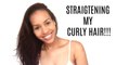 HOW TO | Straighten or Flat Iron Your Curly Hair