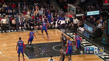 Brook Lopez Game Winner Buzzer Beater! Pistons vs Nets