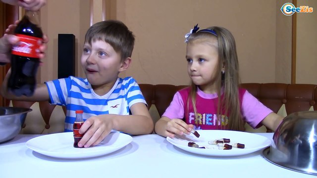 Обычная Еда против Мармелада Челлендж! GUMMY FOOD vs REAL FOOD Super Candy CHALLENGE!