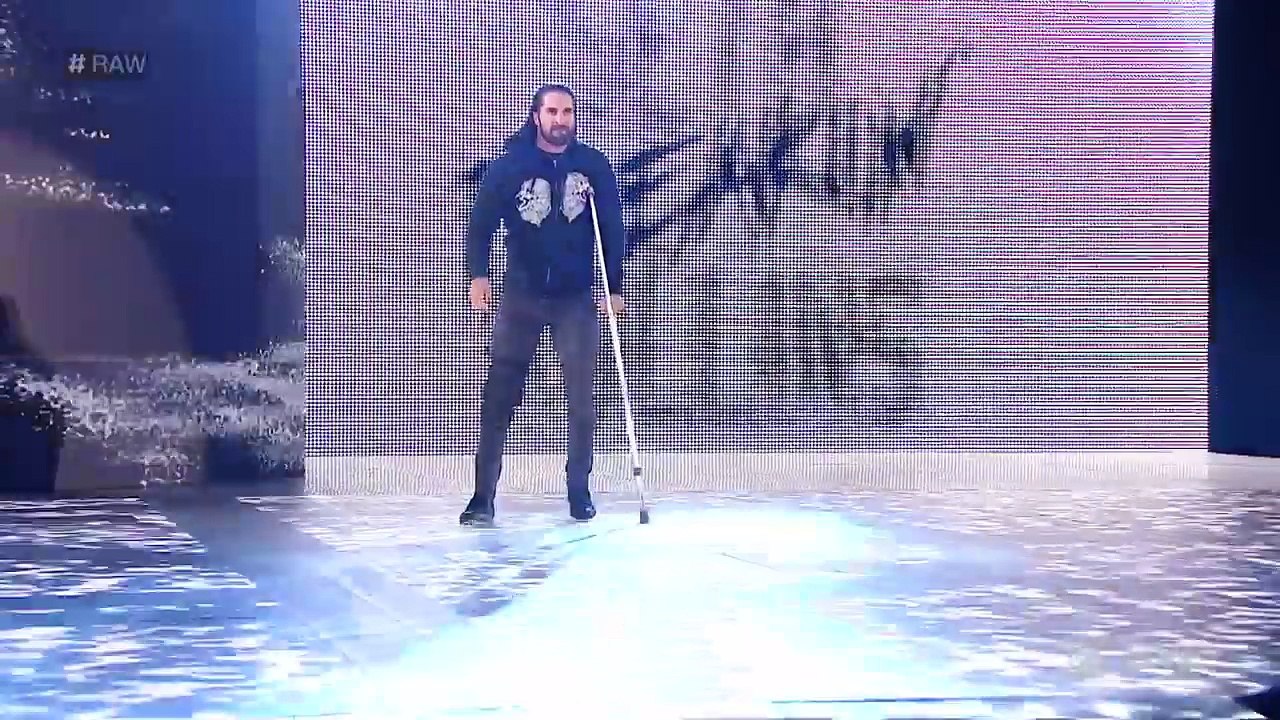 Seth Rollins attacks Triple H: Raw, March 13, 2017