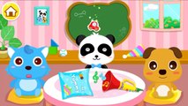 Aventura y bebé colorido para juego Niños encantador escenarios compartir Panda babybus