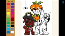 Libro para colorear para Juegos Niños páginas parte patrulla pata Marshall