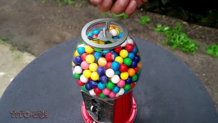 Molten Copper vs Mini Gum Ball Machine