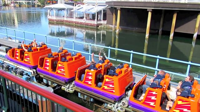 Bad Baby Drives Magic Car to Disneyland Skit - Toy Freaks Out!-p43WBamX-54