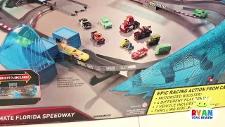 Disney Cars 3 Movie Toys Biggest Race Track Ultimate Florida Speedway Play Set-KX9oB9RZ8j8