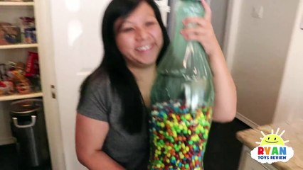 BAD KID STEALS Giant Coke Candy M&M and Skittles escape Jail IRl! Family Fun Kids Pretend Playtime-e6I7NFcS7qM