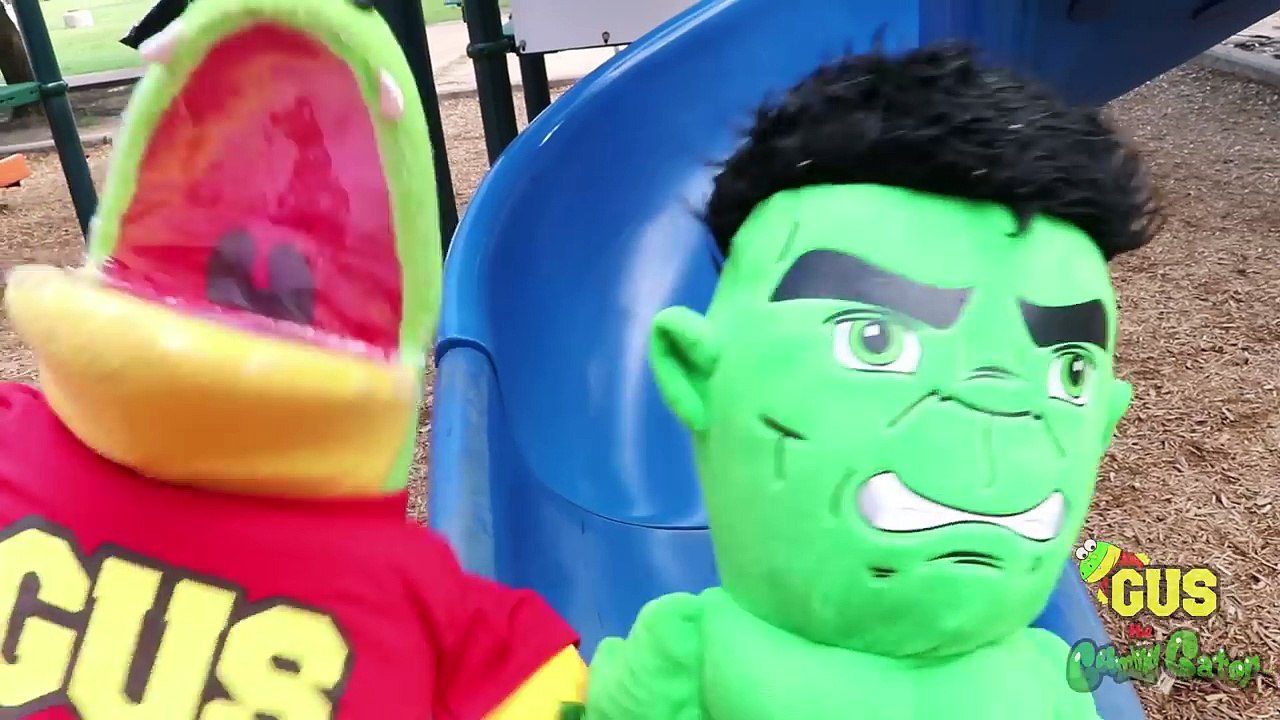 Hide and Seek with Hulk at the Playground! Kids Pretend Play Family Fun Playtime-0p7fusw-kHI