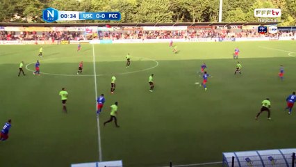 Première grosse occasion dès la 1ere minute de jeu