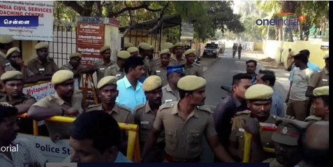 அதிமுக இரு அணிகள் இணைவதால் கூடுதல் போலீஸ் பாதுகாப்பு-வீடியோ