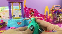 Beldad Cenicienta flotador Nuevo Palacio pétalo jugar juego princesa agua agua agua Rapunzel de Disney Ariel