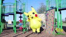 Pokemon Go In Real Life Giant Pikachu Toy Hunt with Gus the Gummy Gator-yZKAc_9FW_E