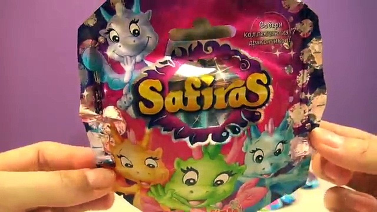 Дракончики САФИРАС - Рождественский КАЛЕНДАРЬ 2016 СЮРПРИЗЫ / SAFIRAS Dragons toys Advent-