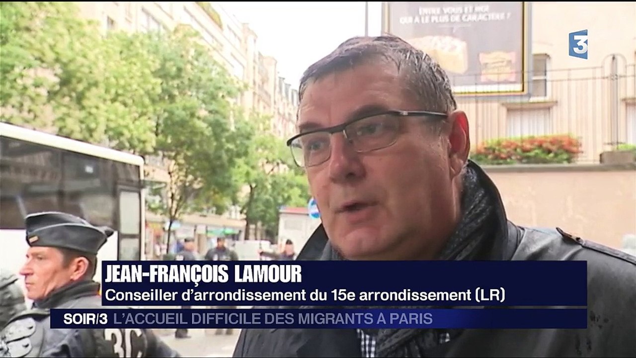 Paris : la mise à l’abri de migrants dans le XVe arrondissement crée la polémique