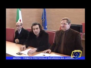 ANDRIA | Firmato protocollo sicurezza sul lavoro