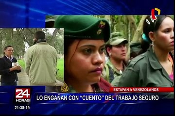 Venezolano es estafado bajo la modalidad de trabajo laboral