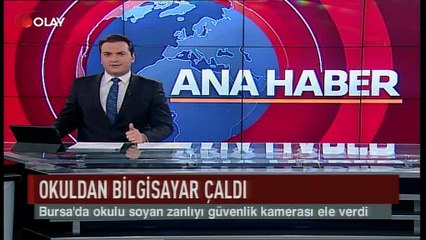 Okuldan bilgisayar çaldı (Haber 18 08 2017)