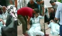 Devlet hastanesinde skandal görüntüler: Burada bir insan ölüyor!