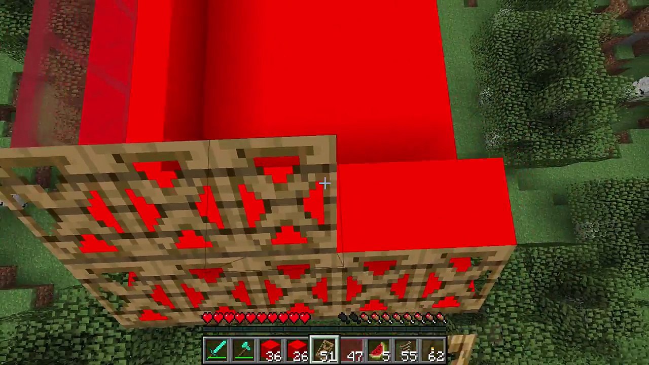 ЦУНАМИ ИЗ РАДУГИ ПРОТИВ ДОМА ИЗ ЖЕЛЕ В МАЙНКРАФТ