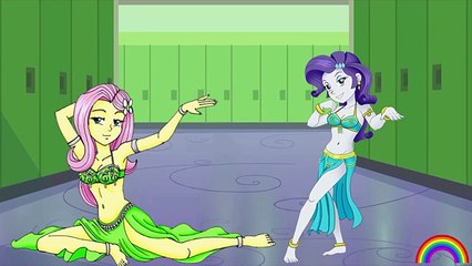 Ventre coloration danseur Équestrie filles dans petit mon poney arc en ciel se transforme Celestia mlp