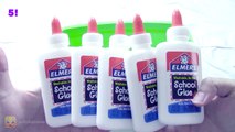 How To Make Fluffy Slime With Glue Stick DIY No Borax, Eye Drops, Baking Soda, Liquid Star