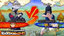 Nouveau nouvelles balayage orage ultime Naruto Ninja 4 gameplay à double Kakashi Sharingan / Susanoo
