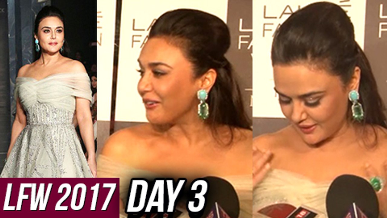 Preity Zinta Don't Want To Wear A SEXY Dress  Lakme Fashion Week 2017