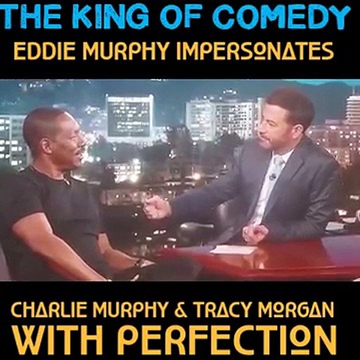 Eddie Murphy impersonates Charlie Murphy and Tracy Morgan(pardon my giggles)