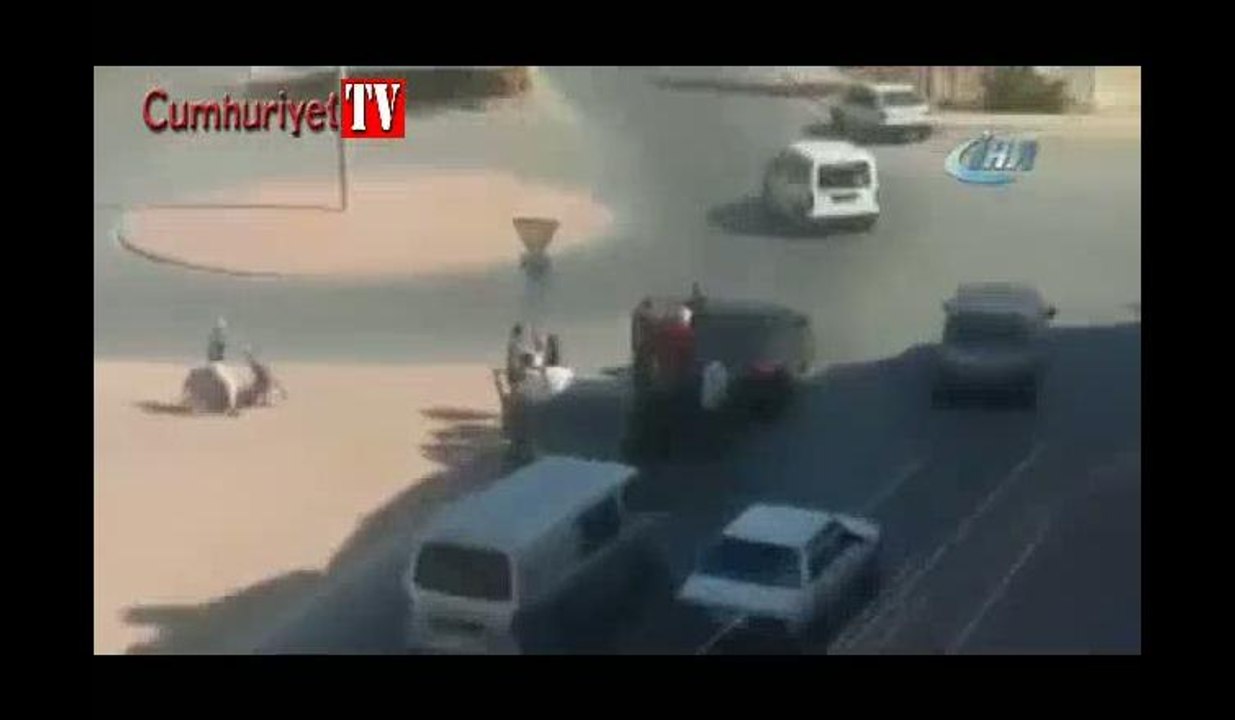 Trafikte tartışan sürücü av tüfeğiyle ateş etti