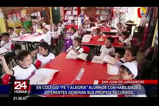 Alumnos con habilidades diferentes generan sus propios recursos en colegio de SJL